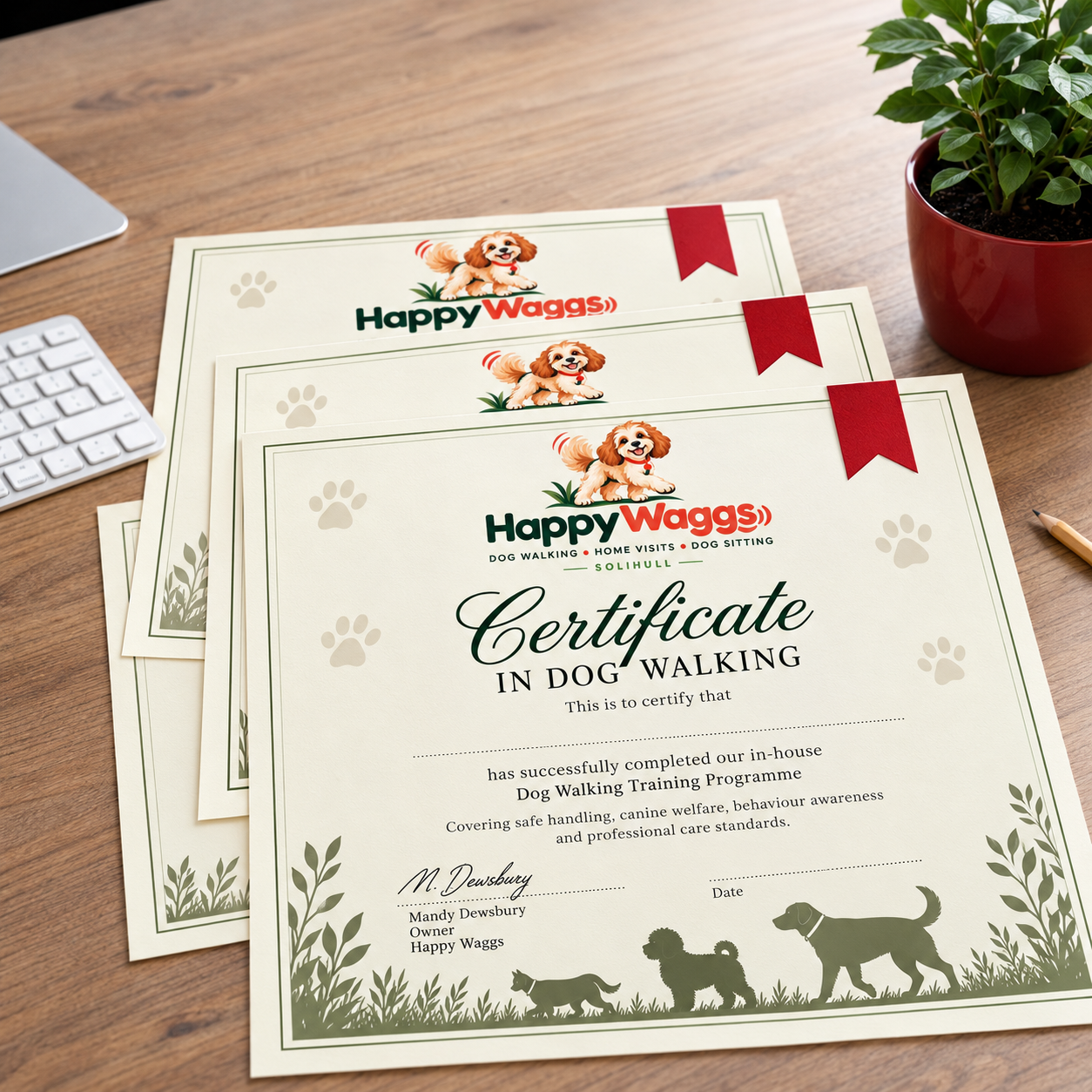 A4 Certificates
